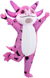 Inflatable Axolotl Costume for Adults Funny Blow Up Party Suit