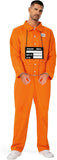 Adult Prisoner Costume for Men - Inmate Costumes Man Halloween