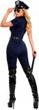 8PCS Women's Police Officer Costume
