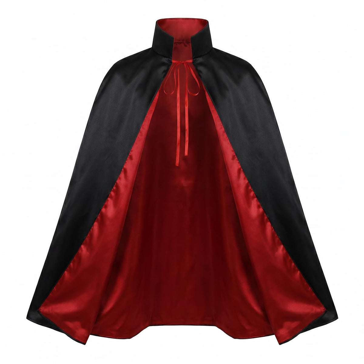 Black Halloween Vampire Costume Cape for Women Men