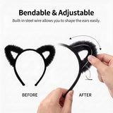 Cat Ears Headband Halloween Costume Accessory for Adult Women