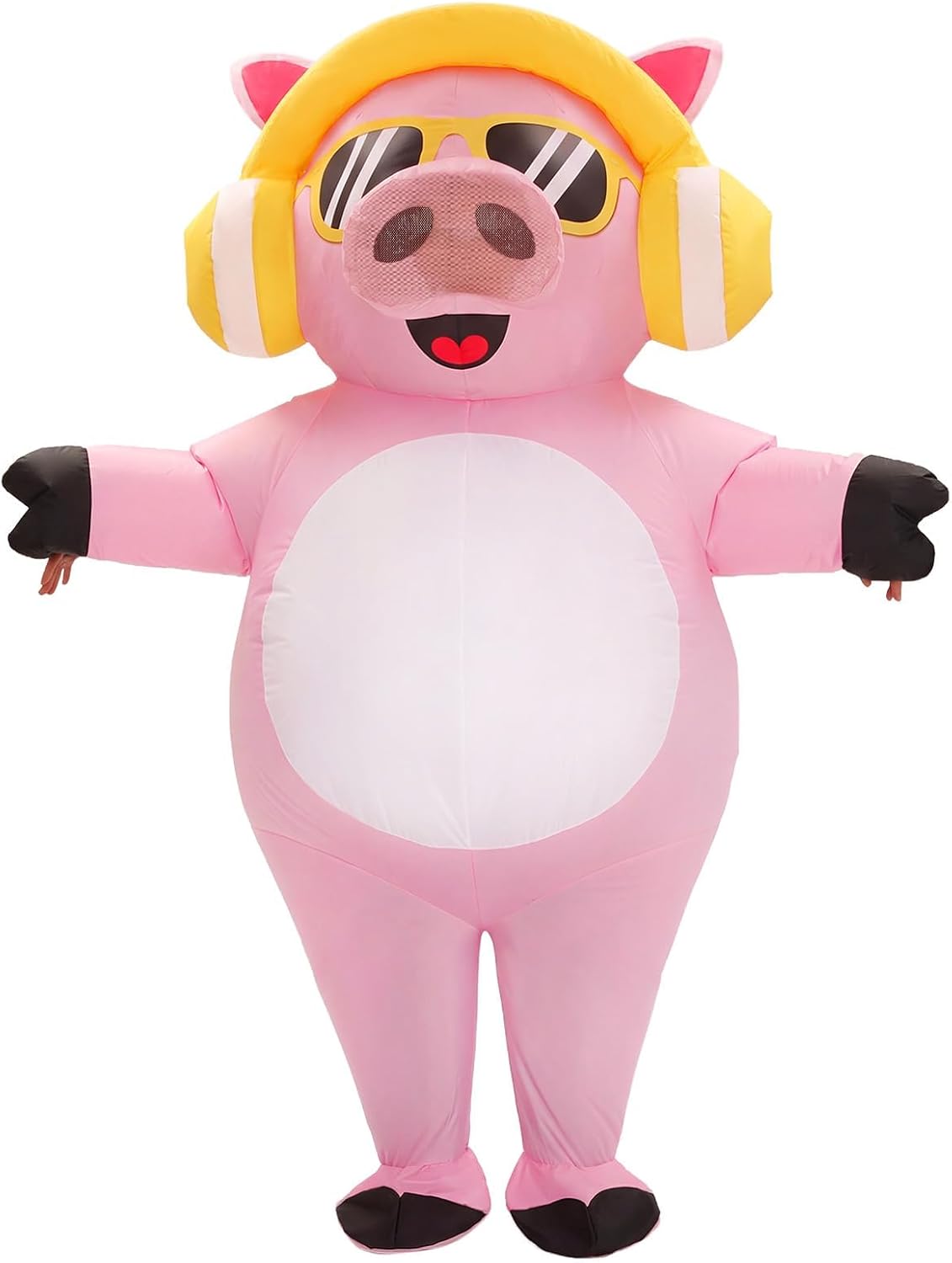 Pink Pig Inflatable Costume for Adults