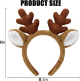 Reindeer Antlers Headband/Headband &Tail Costume Set