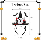 Witch Hat Headband for Women, Halloween Costume Accessory