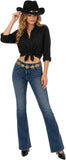 Cowboy Hat and Western Belt Set for Women with Hatband