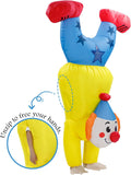 Inflatable Clown Costume for Adults, Funny Handstand Blow Up