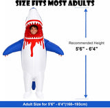 Face-Out Shark Inflatable Costume for Adults