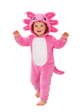 Toddler Axolotl Costume for Girls & Boys - 3D Hooded Animal Jumpsuit for Halloween Party