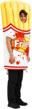 Inflatable French Fries Costume for Adults, Funny Blow Up Chip