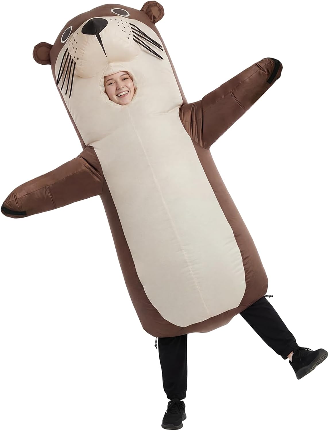 Inflatable Otter Costume for Adults Funny Blow Up