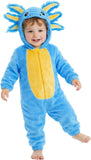 Toddler Axolotl Costume for Girls & Boys - 3D Hooded Animal Jumpsuit for Halloween Party