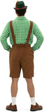 Adult Bavarian Oktoberfest Lederhosen Costume for Men German Festival Outfit for Beer Festival Halloween Party