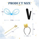 Couples Fairy Costume Accessories for Adults, 7-Piece Set