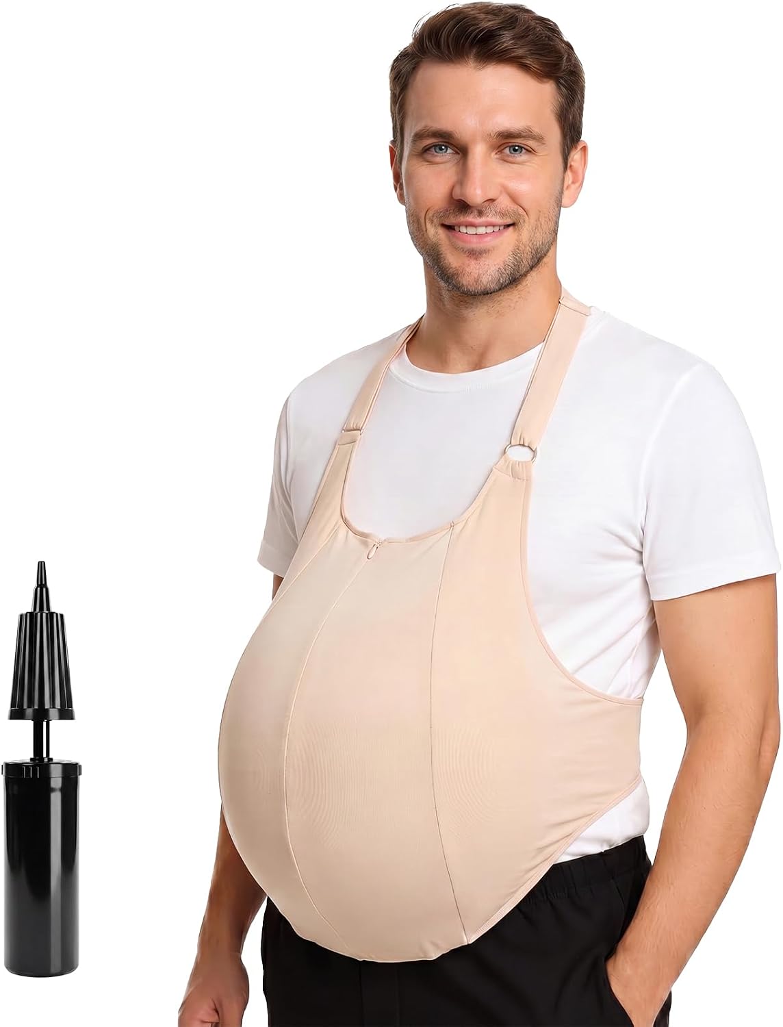 Inflatable Belly Fat Suit Costume Accessory for Adults