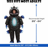 Blue Anglerfish Inflatable Costume for Adults