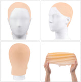 Latex Bald Cap for Adults, Flesh Tone Costume Accessory