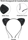 Cat Ears Headband for Women, Halloween Costume Accessories