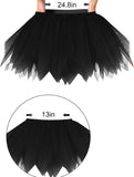Black Orange White Tutus for Women Adults Tulle Skirt