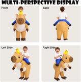 Inflatable Capybara Costume for Kids, Funny Blow Up Costumes