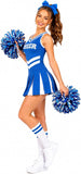 Cheerleader Costume for Women, Halloween Uniform Outfit Cosplay Sports Dress