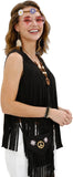 Halloween Hippie Costume Accessories Set, Brown Tassel