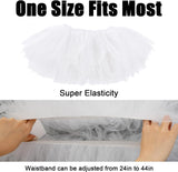 Black/White/Mulitcolor Tutu Skirt for WomenFluffy Layered