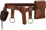 Pirate Belt Set for Adults with Pouch and Bottle Holder