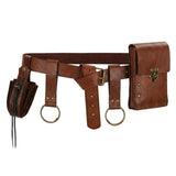 Pirate Belt Set for Adults with Pouch and Bottle Holder