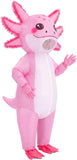Inflatable Axolotl Costume for Adults Funny Blow Up Party Suit