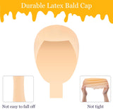 Latex Bald Cap for Adults, Flesh Tone Costume Accessory