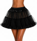 Petticoat Tutu Skirt for Women, Short Layered Tulle