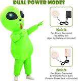 Inflatable Alien Costume for Adults, Funny Halloween Blow Up