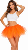 Black Orange White Tutus for Women Adults Tulle Skirt
