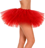 Black/White/Mulitcolor Tutu Skirt for WomenFluffy Layered