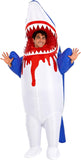 Face-Out Shark Inflatable Costume for Adults