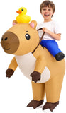 Inflatable Capybara Costume for Kids, Funny Blow Up Costumes