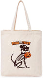Halloween Skull Tote Bag, Trick or Treat Bag for Parties