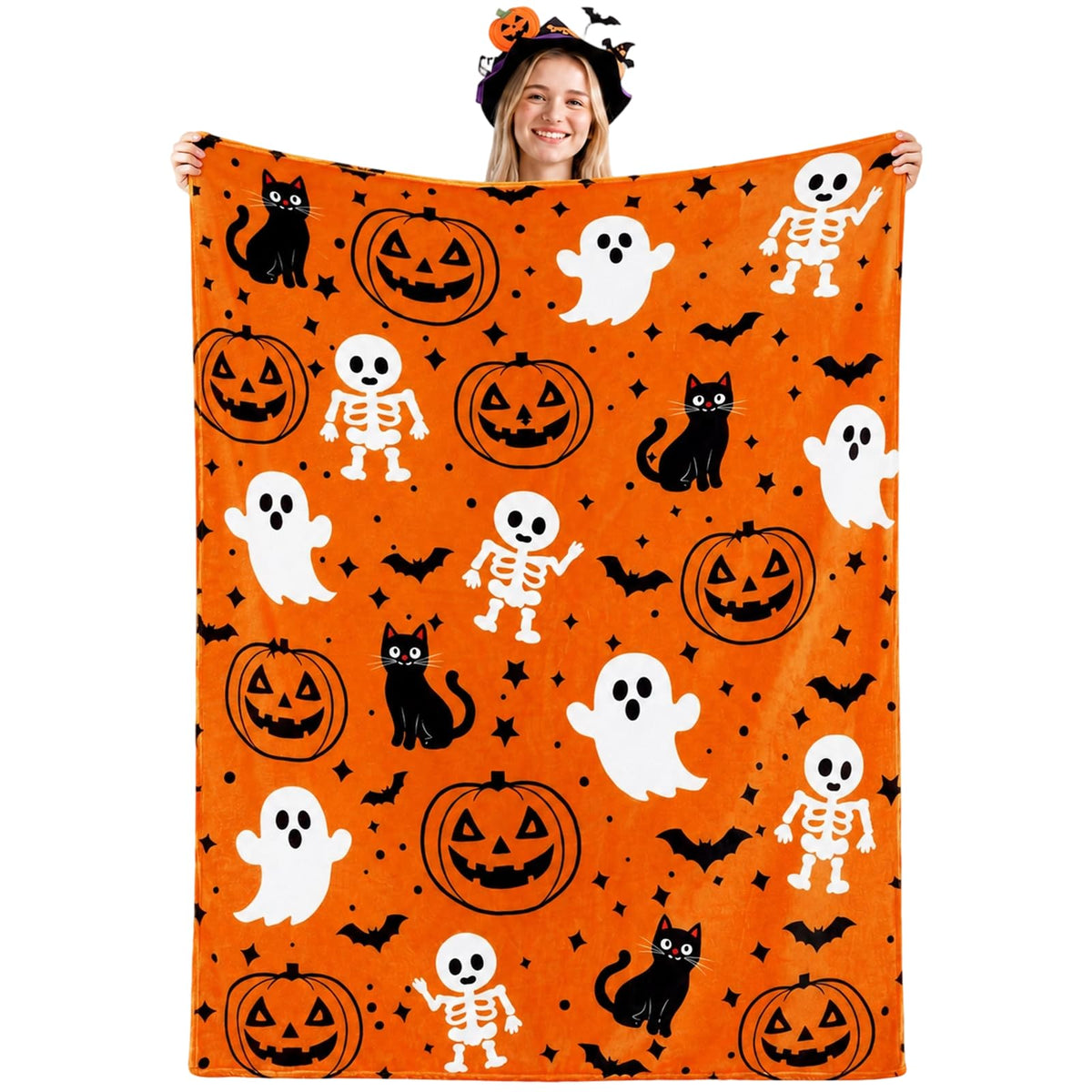 Ghost Blanket, Classic Halloween Blankets and Throws