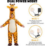 Inflatable Giraffe Costume for Adults, Funny Halloween Blow Up