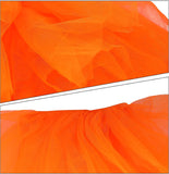 Black Orange White Tutus for Women Adults Tulle Skirt