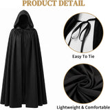 Halloween Gold Hooded Costume Cloak