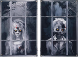 Halloween Decorations Outdoor Spooky Ghost Curtains 2 Pack