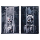 Halloween Decorations Outdoor Spooky Ghost Curtains 2 Pack