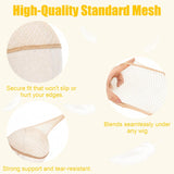 2PCS Brown Wig Caps, Breathable Hair Net for Women Non Slip