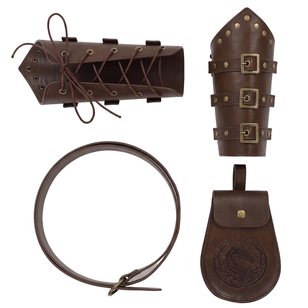 3 PCS Renaissance Costume Accessories Set for Women Men