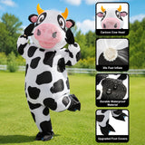Inflatable Cow Costume for Adults, Funny Halloween Blow Up