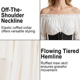 3 PCS Women's Medieval Renaissance Dress
