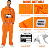 Adult Prisoner Costume for Men - Inmate Costumes Man Halloween