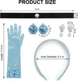 Blue Princess Cosplay Accessories for Kids & Girls (3-8 Years)