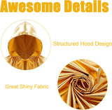 Halloween Gold Hooded Costume Cloak